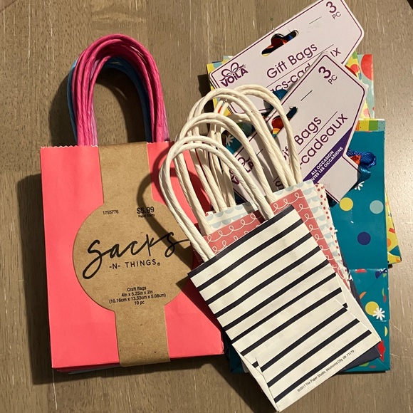 Other - 21 Little Colorful Gift Bags Set